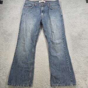 Levis Jeans Men's 34x29 Blue 527 Slim Bootcut Western Cowboy Denim